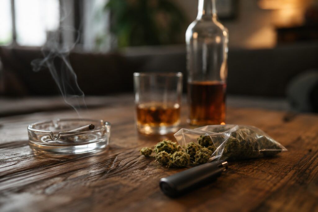 Thc i alkohol